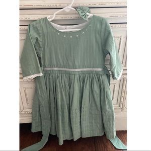 Sage green We’ll Dressed Wolf dress size 4t